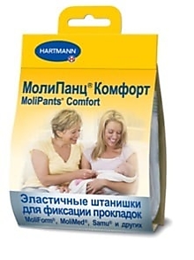 MoliPants Comfort - МолиПанц Комфорт - Эластичные штанишки для фиксации прокладок, размер XL, 1 шт.