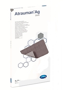 ATRAUMAN AG - Повязки с серебром (стерильные): 10 х 20 см; 10 шт.