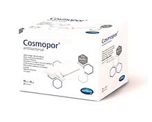 COSMOPOR Antibacterial - Самокл. серебросодержащ.повязки (DryBarrier): 15 х 8 см; 25 шт.